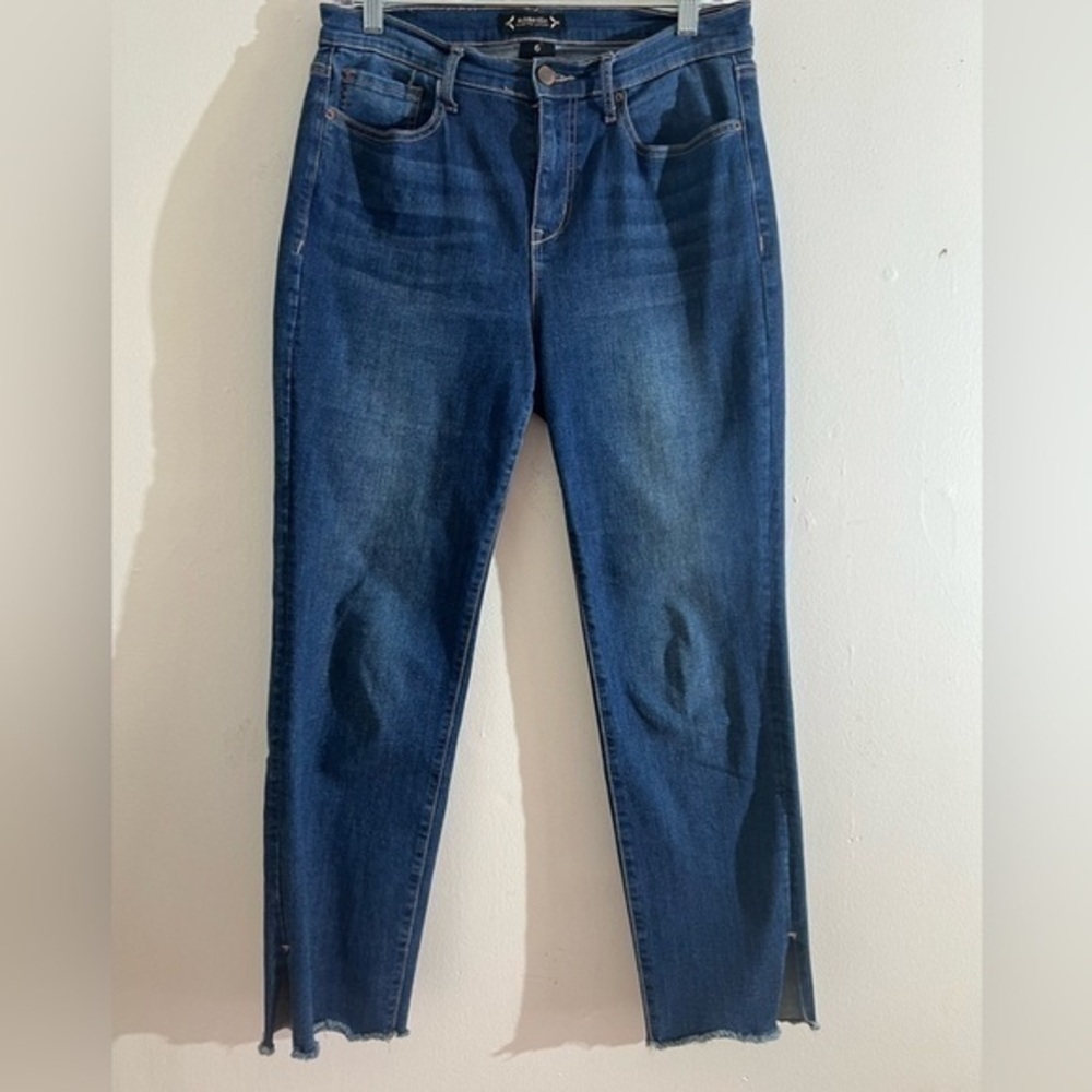 Nanette “Belle” high rise ankle slim jeans
